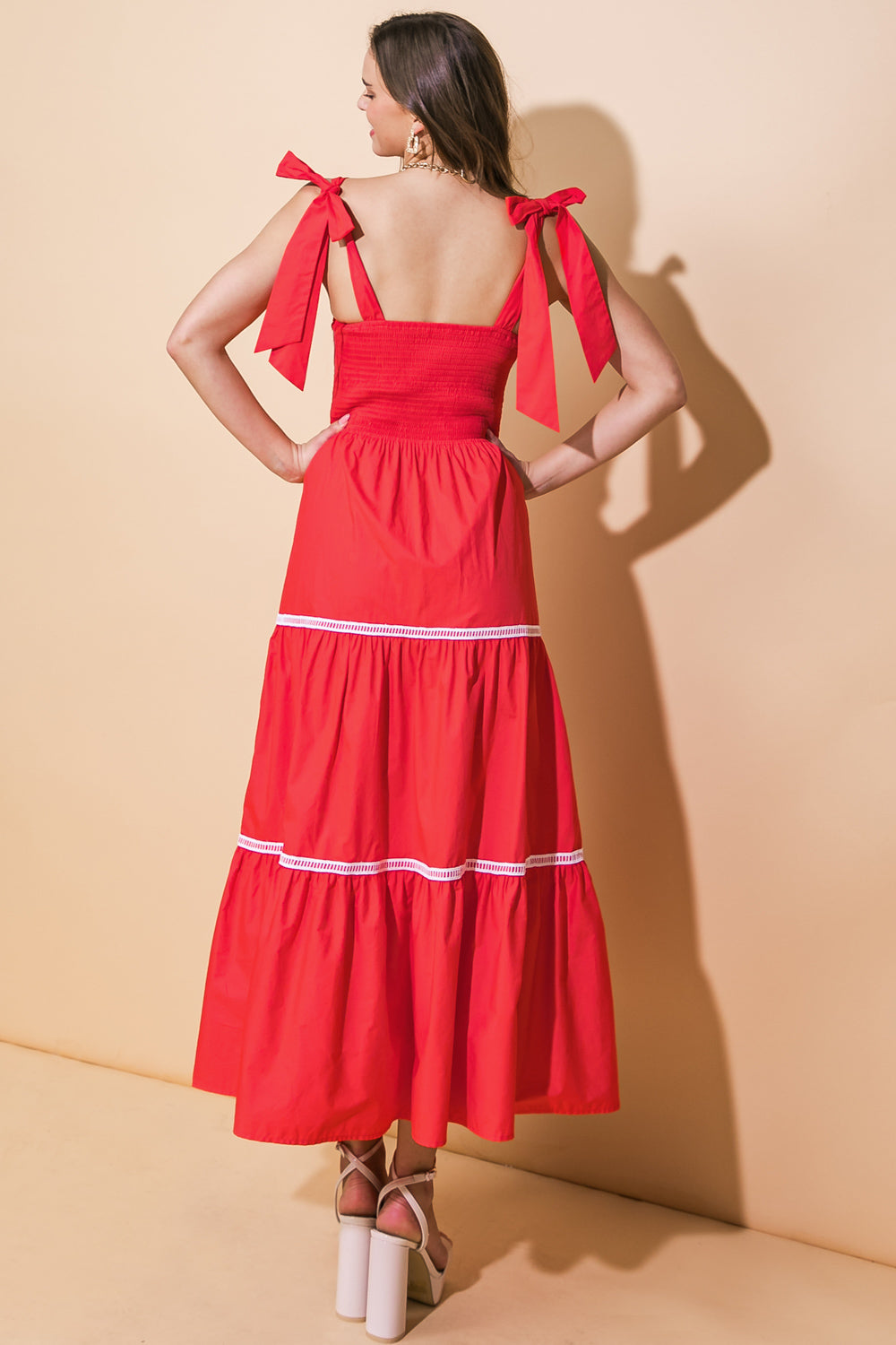 BETTER THAN EVER POPLIN MIDI DRESS Flying Tomato